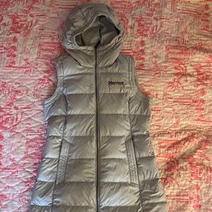 Marmot hooded puffy vest